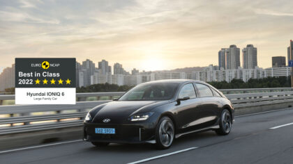 Hyundai IONIQ 6 Received the Biggest Award from Euro NCAP