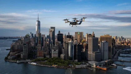JFK’den Manhattan’a 10 dakikada uçuş Joby Aviation hava taksisi New York semalarında
