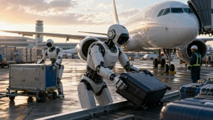 Japonya’da havalimanı bagajlarını insansı robotlar taşıyacak