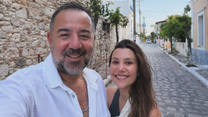 Lovely summer poses from Ata Demirer and his girlfriend Dilara Alemdar!