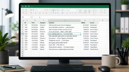 Excel sütunları yazdıkça otomatik boyutlandırsın
