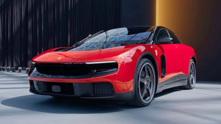 Ferrari's first electric car, Luce, was introduced