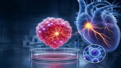 The Sinoatrial Node, Which Manages the Natural Rhythm of the Heart, was Produced in a Laboratory Environment