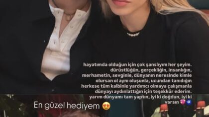 Burak Yörük Celebrated His New Year: Emotional Birthday Message from His Lover Tuana Yılmaz!