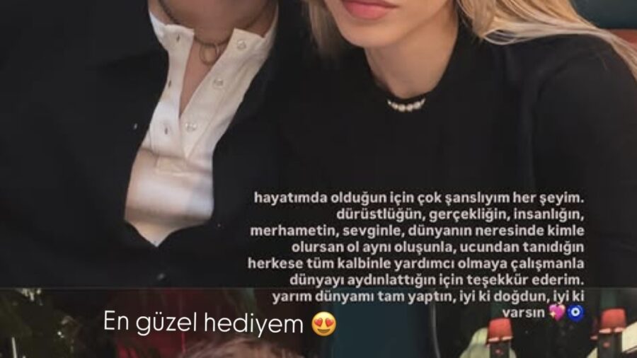 Burak Yörük Celebrated His New Year: Emotional Birthday Message from His Lover Tuana Yılmaz!
