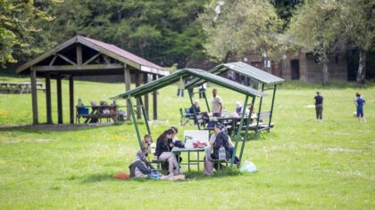 Abant Lake National Park hosted its guests during the holiday