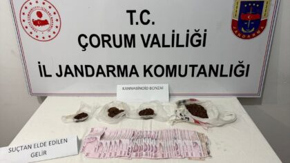 Çorum’da uyuşturucu operasyonunda 3 zanlı yakalandı