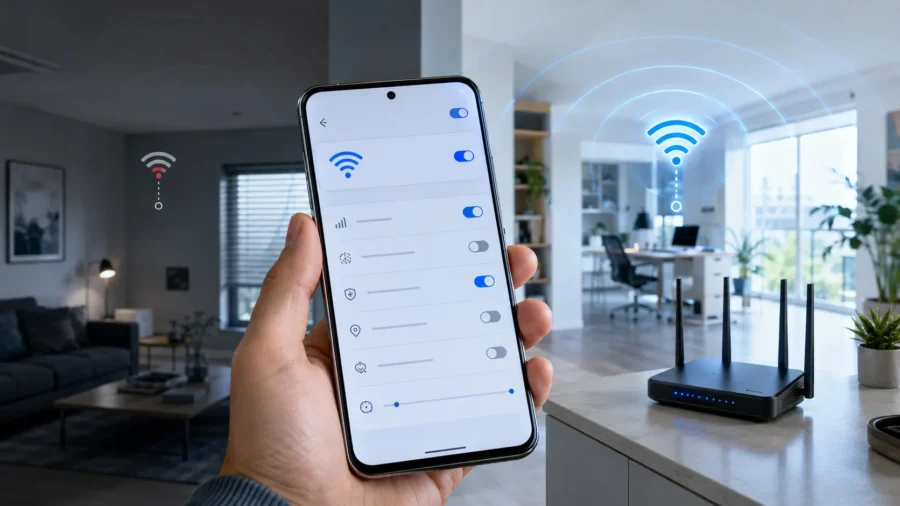 Samsung telefonda Wi-Fi sürekli kopuyorsa bu iki ayarı kontrol edin