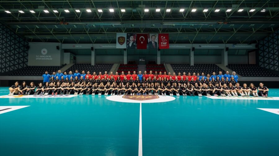 Women's national handball teams entered camp in Ankara