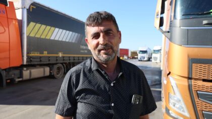 Kapıkule’de tır şoförleri bayramı ailelerinden uzakta kutladı