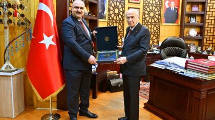 MHP Genel Başkanı Bahçeli, Kerkük Valisi Ağa’yı kabul etti