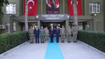 Milli Savunma Bakanı Güler, 9’uncu Hudut Tugay Komutanlığını ziyaret etti