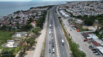 The rush to return from the holiday has started on the Tekirdağ-Istanbul road