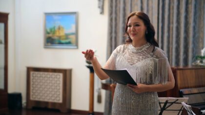 Türkiye’nin Bişkek Büyükelçiliğinde, Kırgız opera sanatçıları dünya klasiklerinden eserler seslendirdi