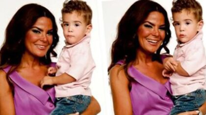 Özlem Yıldız’s son Demir graduated from high school! He surpassed his mother’s height