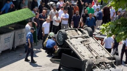 – Kaza, çevredeki bir binanın güvenlik kamerasınca kaydedildi