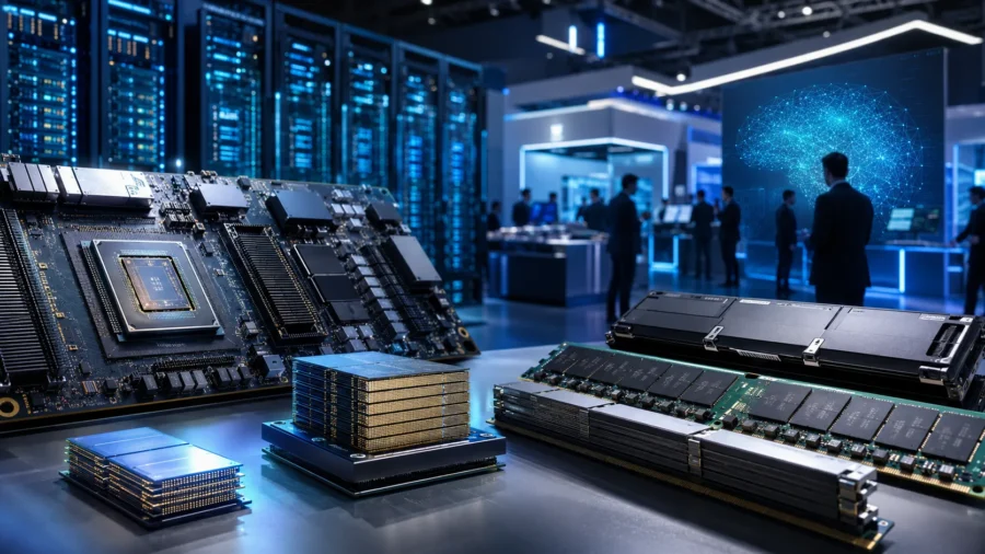 SK Hynix, yapay zeka altyapıları için geliştirdiği bellek çözümlerini sergiledi