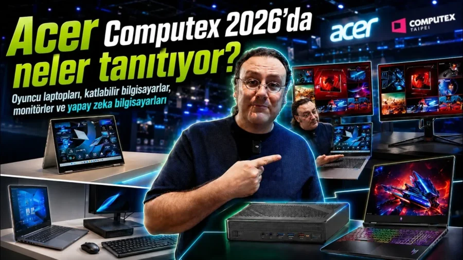 We are at the Acer booth at Computex 2026: AI laptops, gaming monsters and mini workstations