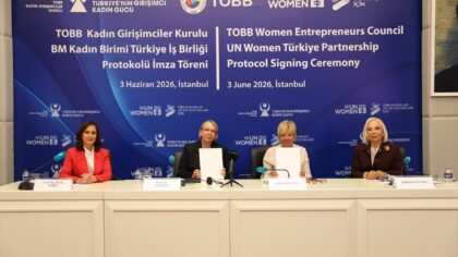 – TOBB Yönetim Kurulu Üyesi Işınsu Kestelli: – “Protokolün en somut çıktıları, kadın girişimcilerimizi merkeze alan progra